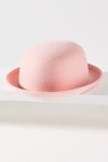 Wyeth 100% Wool Structured Pillbox Hat In Pink