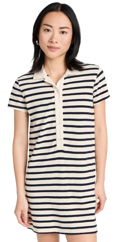 Wyeth Amelia Polo Dress Cream/navy