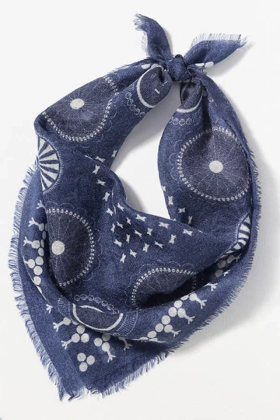 Wyeth Apollo Cashmere Hair Scarf In Blue