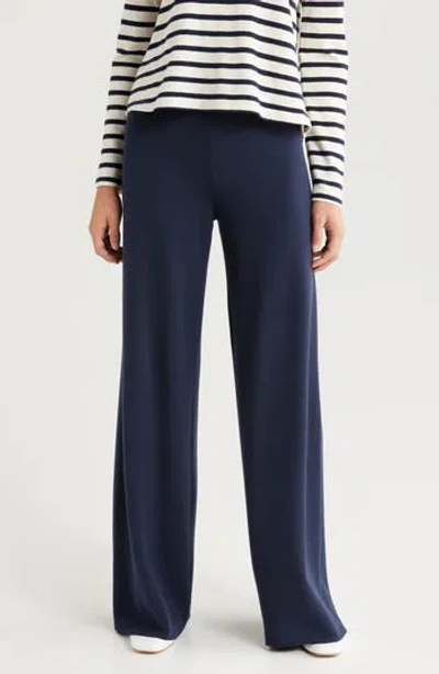 Wyeth Arlington Knit Pants In Navy