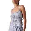 Wyeth Avery Sleeveless Top In Blue In Blue