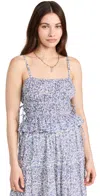 Wyeth Avery Sleeveless Top In Blue In Multi