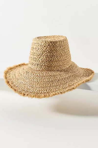 Wyeth Bali Raffia Bucket Hat In Brown