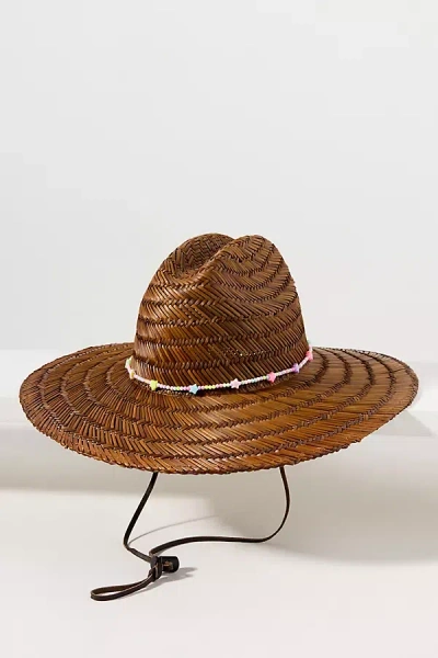 Wyeth Beaded Trim Straw Lifeguard Rancher