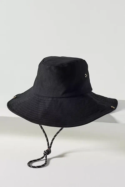 Wyeth Breeze 100% Cotton Bucket Hat In Black