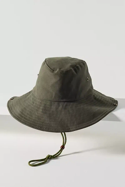 Wyeth Breeze 100% Cotton Bucket Hat In Green