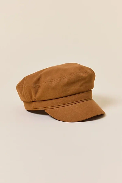Wyeth Canvas Cabbie Hat In Tan, Women's At Urban Outfitters In Brown