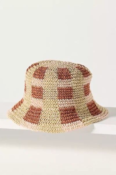 Wyeth Chrissy Gingham Bucket Hat In Multi