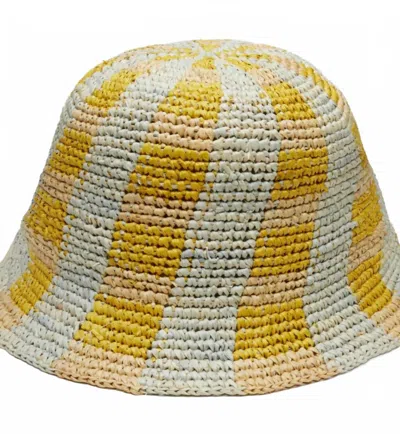 Wyeth Chrissy Hat In Blue Gold In Multi