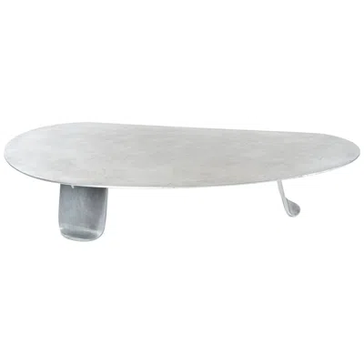 Pre-owned Wyeth Chrysalis No. 1 Low Table In Hot Zinc Finish, Made To Order In Gray