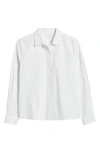 Wyeth Clark Long Sleeve Top In White