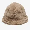 Wyeth Corbin Faux Fur Bucket Hat In Taupe In Gray