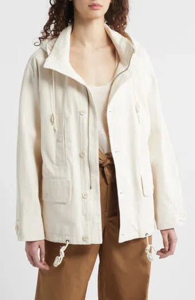 WYETH WYETH COTTON TWILL HOODED JACKET