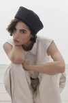 Wyeth Denim Sailor Hat In Black