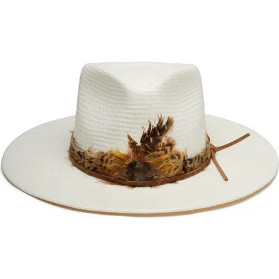 Wyeth Ecuadorian Straw Panama Hat In White