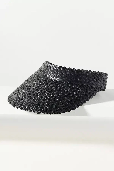 Wyeth Effie Straw Visor In Purple