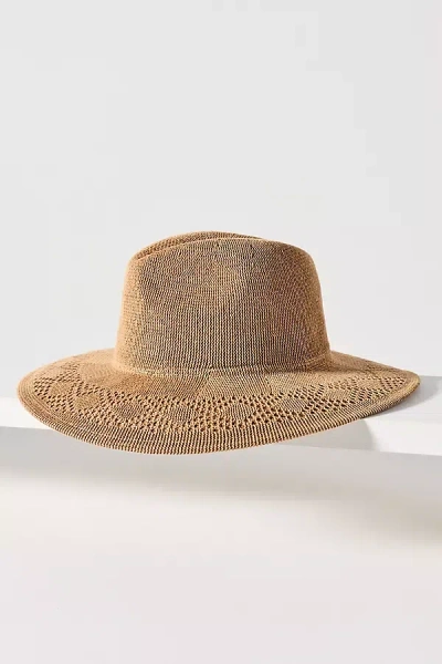 Wyeth Evie Flatbrim Rancher Hat In Brown
