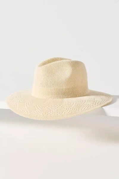 Wyeth Evie Flatbrim Rancher Hat In Neutral