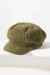 Wyeth Farrah Corduroy Newsboy Cap In Neutral