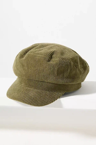 Wyeth Farrah Corduroy Newsboy Cap In Neutral