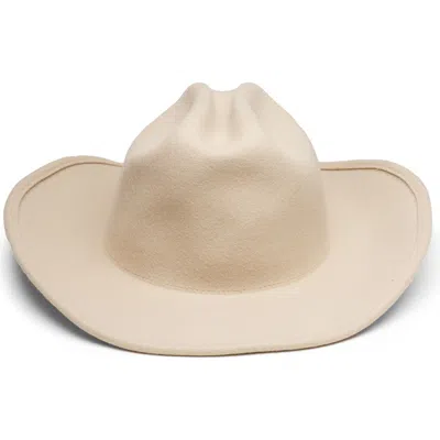 Wyeth Felted Wool Cowboy Hat In Brown