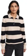 Wyeth Frances Polo Black/sand In Black/sand