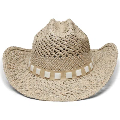 Wyeth Jace Straw Cowboy Hat In Brown