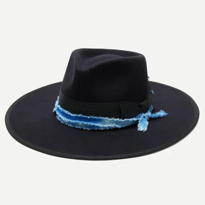 Wyeth Jamie Hat In Midnight Blue In Black