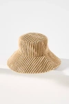 Wyeth Jessie Ribbed Corduroy Bucket Hat In Beige