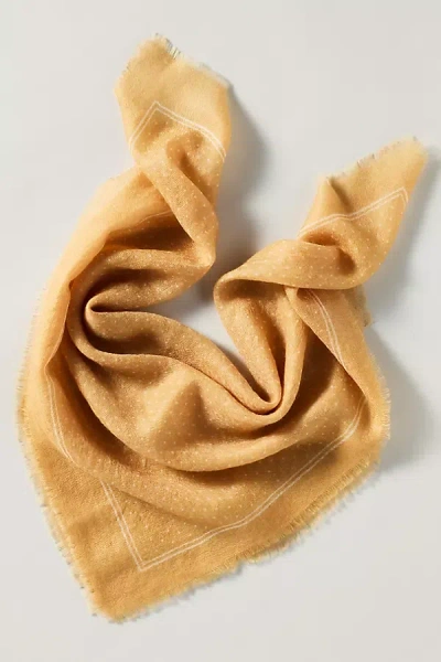 Wyeth Layla Cashmere Bandana Scarf In Beige
