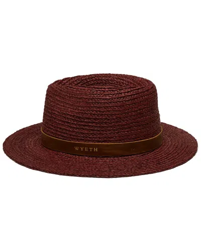 Wyeth Lennon Fedora In Red