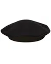 Wyeth Lillie Wool Beret In Black