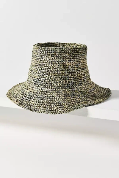 Wyeth Lolo Straw Bucket Hat In Gray