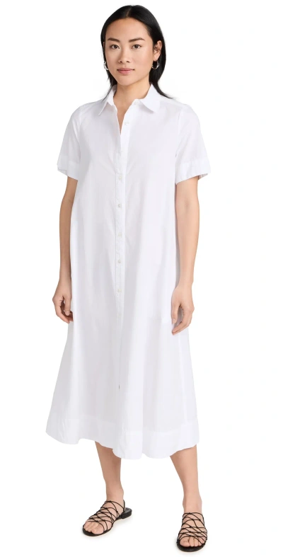 Wyeth Marion Poplin Shirtdress White