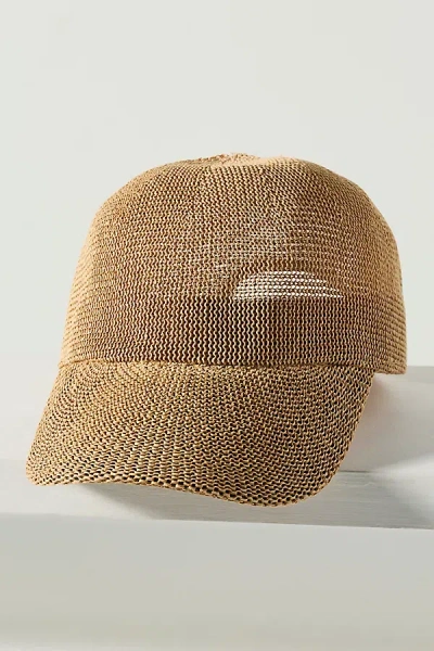 Wyeth Mesh Packable Baseball Cap In Yellow
