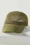 Wyeth Mesh Packable Baseball Cap In Green
