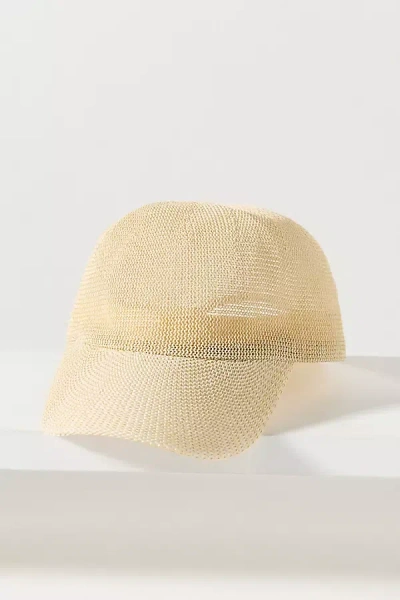 Wyeth Mesh Packable Baseball Cap In Sand