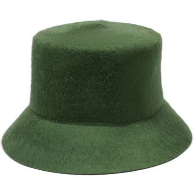 Wyeth Mohair Bucket Hat In Green