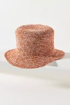 Wyeth Noa Raffia Bucket Hat In Brown