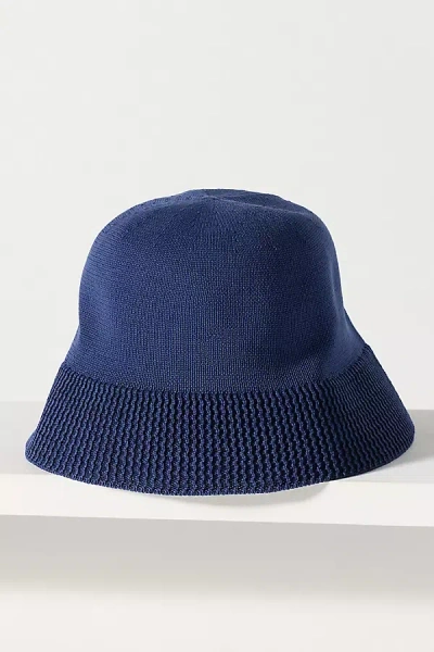Wyeth Nubby Cloche Hat In Blue