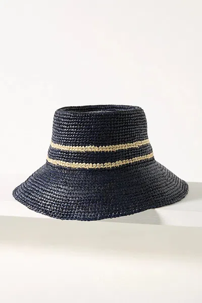 WYETH RAFFIA STRAW BUCKET HAT