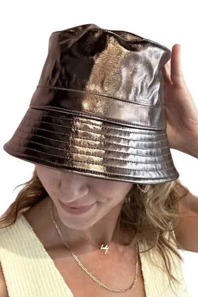 Wyeth Rayne Hat In Brown In Gold