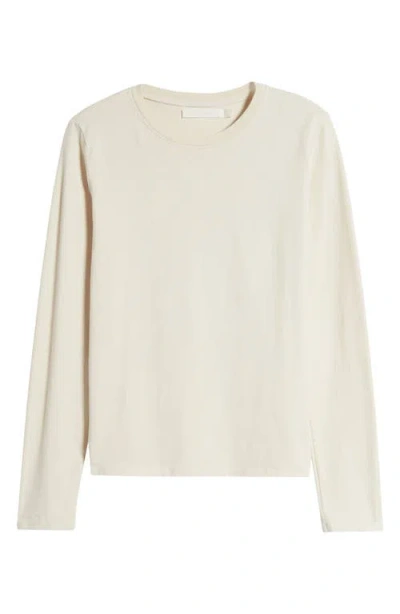 Wyeth Sage Long Sleeve Cotton T-shirt In Ecru