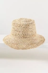 Wyeth Sigrid Raffia Bucket Hat In Neutral