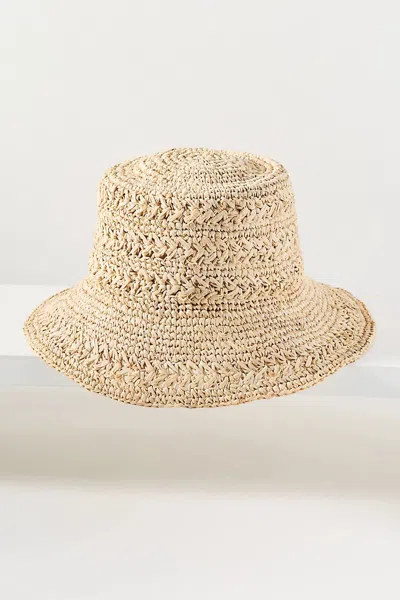 Wyeth Sigrid Raffia Bucket Hat In Neutral