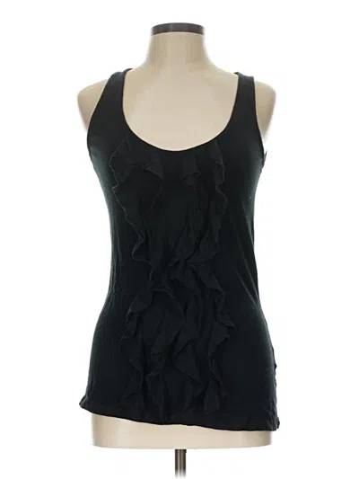 Pre-owned Wyeth Sleeveless Top Black Halter Neckline Tops