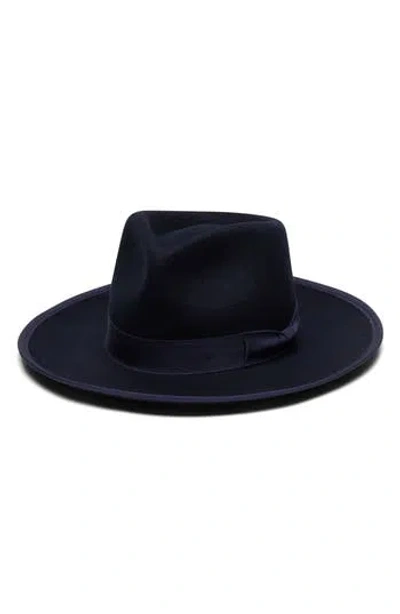Wyeth Soft Brim Fedora In Blue