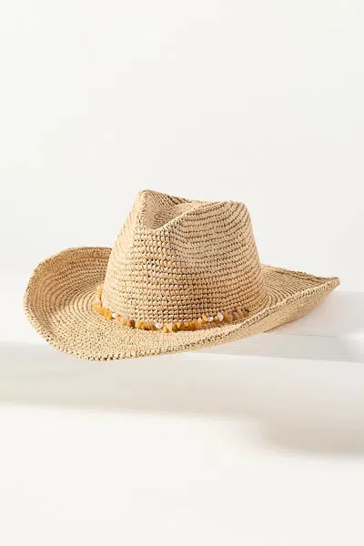 Wyeth Sporty Raffia Rancher Hat In Neutral