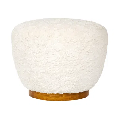 Pre-owned Wyeth Spring Pouf In Brown