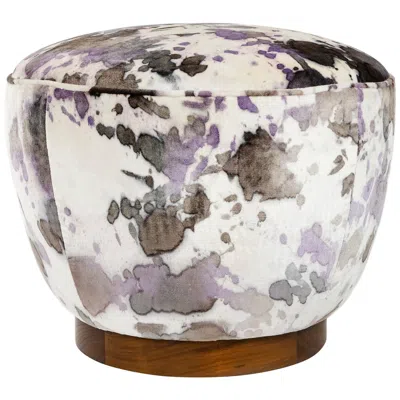 Pre-owned Wyeth Spring Pouf, Made To Order In Brown